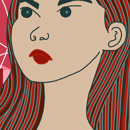 Ilustración de una mujer
