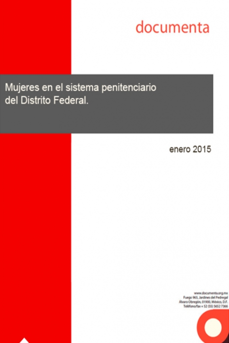 Boletín estadístico sobre mujeres en el sistema penitenciario del Distrito Federal