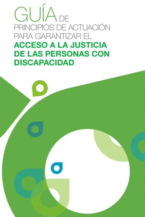 Portada Guía de principios de actuación para garantizar el acceso a la justicia de las personas con discapacidad